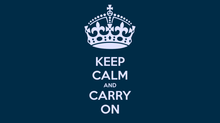 The VUL Motto: Keep Calm And Carry On